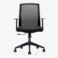 洛克菲勒 LUO KE FEI LE CH-196B 中班椅 转椅 黑色