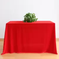 [砳石]红桌布 金丝绒桌布 2*3m