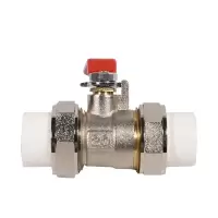 利锋(LF) 20mm(4分)PPR双活接铜球阀轉利款