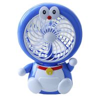茗芮居 卡通兔子动物USB充电风扇 蓝色叮当