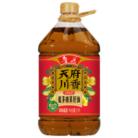 鲁花 天府川香低芥酸菜籽油 5L 食用油非转基因 地道菜油香 （单位：桶）
