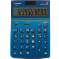卡西欧 CASIO DW-200TW-BU 魅雅系列 大型计算器 琉璃蓝