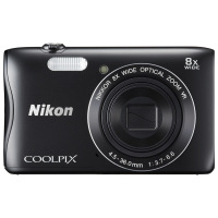 尼康(Nikon) COOLPIX S3700便携数码相机黑色