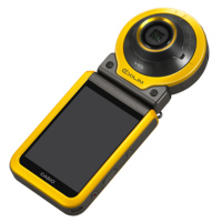 卡西欧 CASIO EX-FR100 数码相机 (1020万像素 镜头机身可分离 )黄色