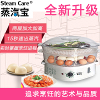 蒸汽宝(SteamCare)多功能电蒸锅双层大容量电蒸笼大型蒸饭菜多用锅SM168 整机