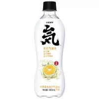 元気森林 气泡水 元气森林无糖苏打水元气水汽水饮料 卡曼橘味 480ml*12瓶 (单位：箱）