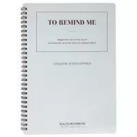 得力(deli)B5/60张乐素线圈本记事本笔记本子螺旋软抄本 LB560-01JY 4本装（SW）