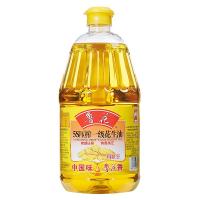 鲁花 5S物理压榨食用油 压榨一级 花生油1.8L/瓶