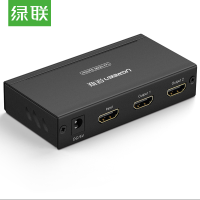 绿联 HDMI分频器 40201 黑色 1进2出