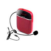 APORO T3UHF蓝牙扩音器小蜜蜂教师导游培训演讲无线耳麦迷你腰挂喇叭录音插卡充电运动健身教练（XF）