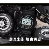 卡西欧 CASIO 经典系列 G-5600E-1 运动石英表 黑色