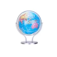 得力(deli) 20cm 商务万向地球仪摆 商务礼品居家摆设 蓝色(SW)