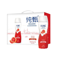 蒙牛(MENGNIU)纯甄红西柚味原味轻酪乳小蛮腰风味酸牛奶230g*10瓶整箱