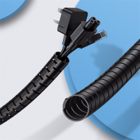 SZTADQ 电源电线收纳理线器/灰色WD72 5H特大号5米带导线夹(单位:个)