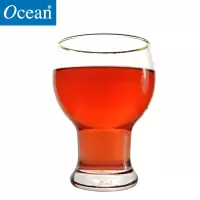 进口无铅简约ins风玻璃金边水杯厚底威士忌洋酒杯啤酒杯冷饮杯455ML单只
