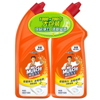威猛先生(Mr Muscle) 洁厕液600g*2柠檬草香 12瓶装
