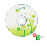 空白CD光盘50片(含保护套50个) (一套装)