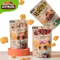 三只松鼠(threesquirrels) 过吧锅巴_糯米肉松味108g 单包装