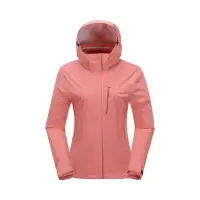 探路者冲锋衣 秋冬户外防水防风女式TiEF PRO-X2套绒冲锋衣92116 粉色M码