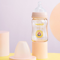 帕丁顿熊/PADDINGTON PPSU婴儿奶瓶防胀气宝宝奶瓶180ml 粉色