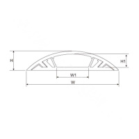 凯士士 KSS RD40 圆形地板配线槽,每支1米,灰色,RD40(包装数量 1米)