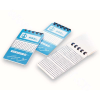 凯士士 KSS WMB-3 粘着性配线标志,1~45,每本10片(包装数量 10片)