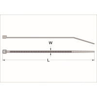 凯士士 KSS CV-685W 耐候性尼龙扎线带,黑色,100个/包,CV-685W(包装数量 100根)
