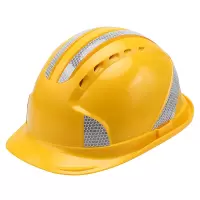 卓顺杰进口ABS五筋透气反光安全帽施工用工地工业安全帽包工头部保护