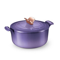 苏泊尔(SUPOR) 珐琅铸铁锅 经典圆形炖锅 魅力紫 FLT26A1