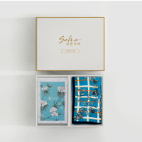 苏豪丝巾+笔记本礼盒