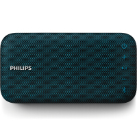 飞利浦 PHILIPS BT3900A音乐手包防水蓝牙音箱纤薄便携迷你音响手机/电脑小音响户外运动/免提通话蓝色