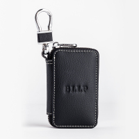 博利良品汽车钥匙包真皮通用钥匙套钥匙扣BL1623黑色大号