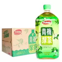 达利园青梅绿茶茶饮料青梅绿茶装年货礼盒 1L*12瓶 整箱装