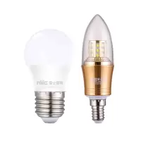 雷士 led灯泡 E14水晶螺口灯泡5W 2个/盒( XF)