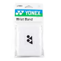 尤尼克斯Yonex 篮球羽毛球运动护腕AC488吸汗带护手腕健身护腕 白色