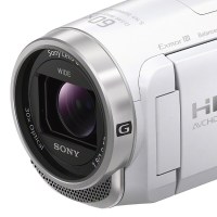 索尼 SONY HDR-CX680 数码摄像机 白色(高清数码摄像机5轴防抖30倍光学变焦)