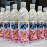 达利园优先乳500ml果味饮料香甜可口乳饮 办公室休闲饮品 水蜜桃味500*15瓶整箱装