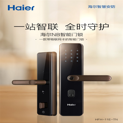 海尔(Haier) 海尔智能门锁HFH-11E-TN 智能锁家用防盗门锁电子锁密码锁 单个价