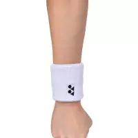 尤尼克斯YONEX对装护腕男女羽毛球运动健身防护护具AC-489EX 011白色