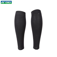 尤尼克斯(YONEX)运动护具 专业护腿支撑透气保护 YY男女健身运动护膝护具 STB-AC03YX(黑色) L