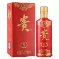 贵州贵酒 年份系列 贵5 53度 单瓶装白酒500ml 口感酱香型 洋河股份