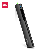 Zs-得力(deli)2801G 绿色光可充电便携式PPT课件遥控翻页笔 激光翻页笔