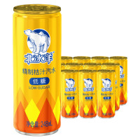 北冰洋 低糖精制桔汁汽水 碳酸饮料 248ml*12听 整箱装