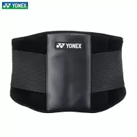 尤尼克斯(YONEX)护腰带 专业支撑透气保护塑腰 YY男女健身运动护具 MPS-90CR(黑色) M