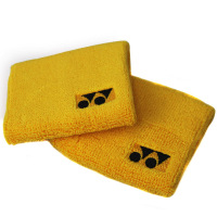 尤尼克斯羽毛球网球篮球健身运动护腕毛巾棉吸汗yy 一对装男女AC-489 AC489黄色