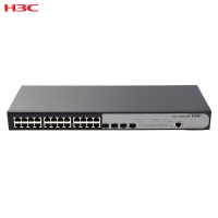 华三 S1850-28P 24口全千兆 二层智能网管型 企业级交换机 光口上行 千兆以上网管型交换机