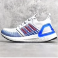 阿迪达斯跑步鞋EG0712白蓝色