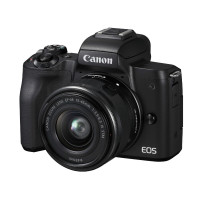 佳能EOS M50 微单相机 数码相机 微单套机 黑色(15-45 微单镜头)Vlog相机 4K 视频拍摄