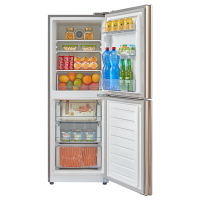 美的(Midea) BCD-166WM 冰箱 双开门家用 小型风冷无霜铂金净味电冰箱