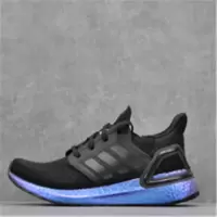 阿迪达斯跑步鞋EG1314黑蓝色